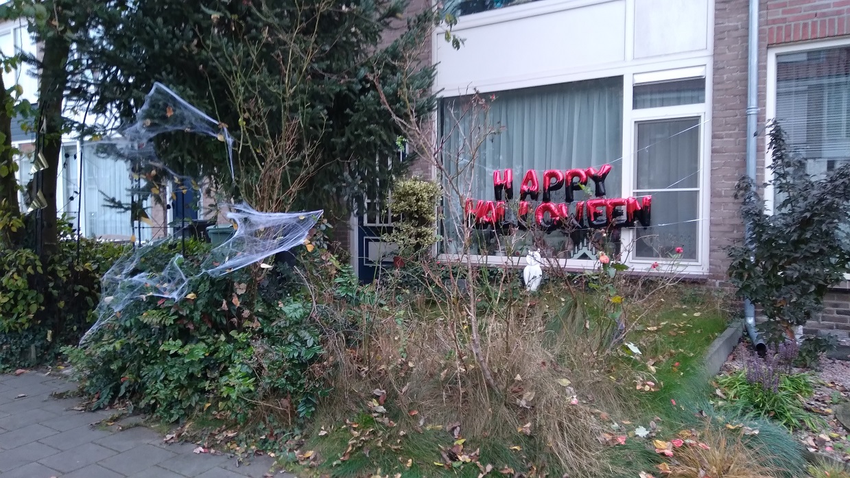 Halloween ook in de wijk Kerkakkers