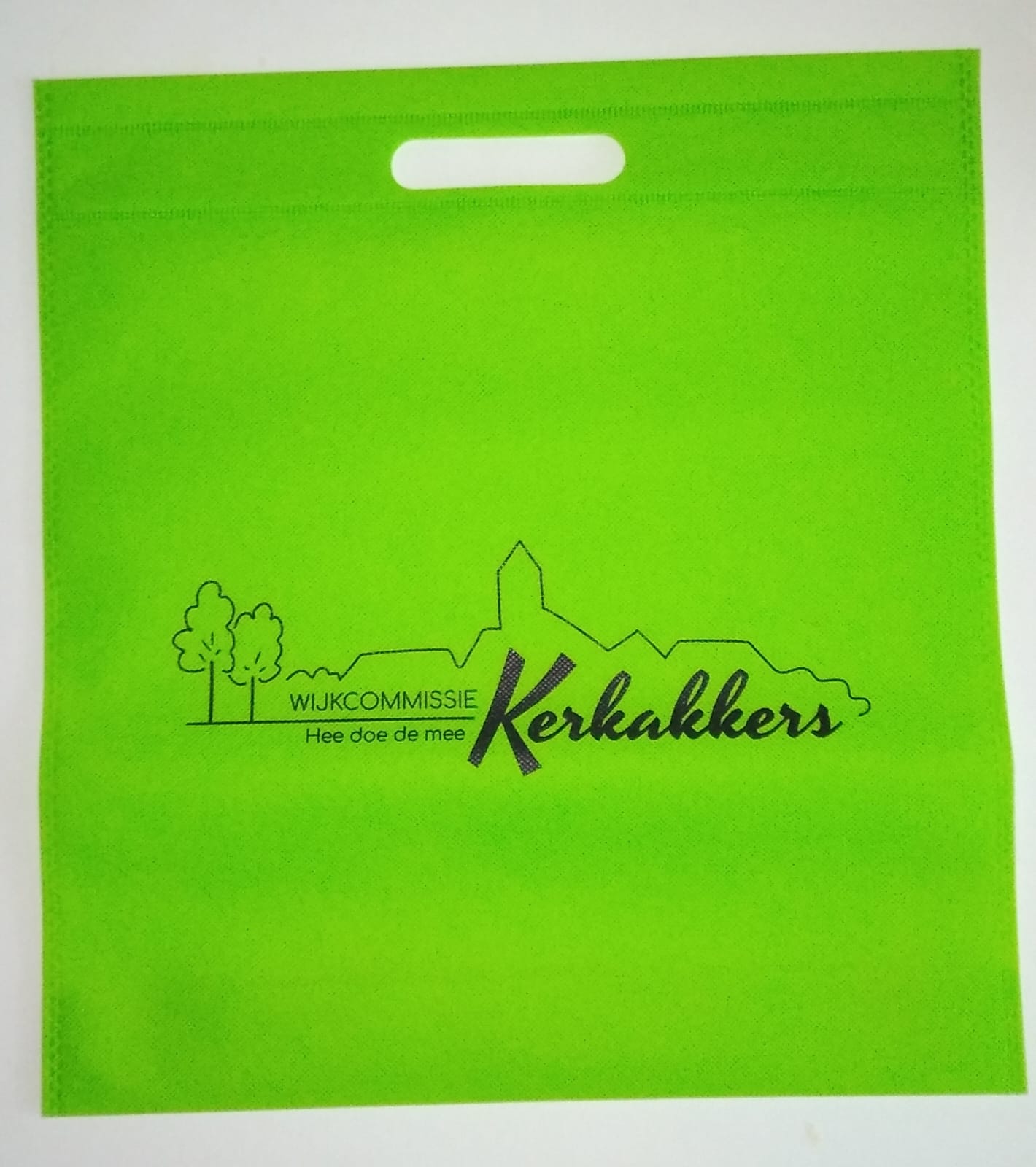 welkomsttasje groen