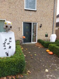 Halloween voortuin