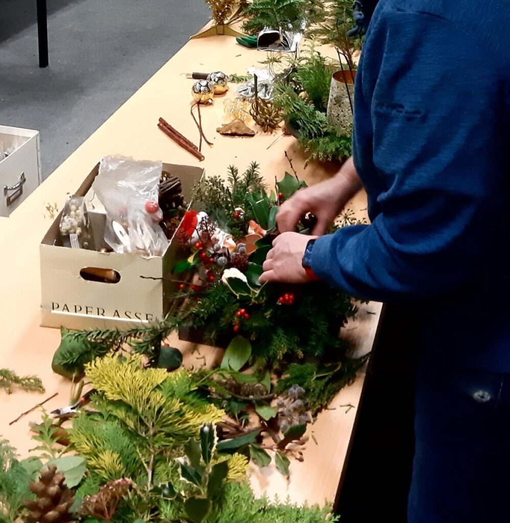 kerststukjes maken